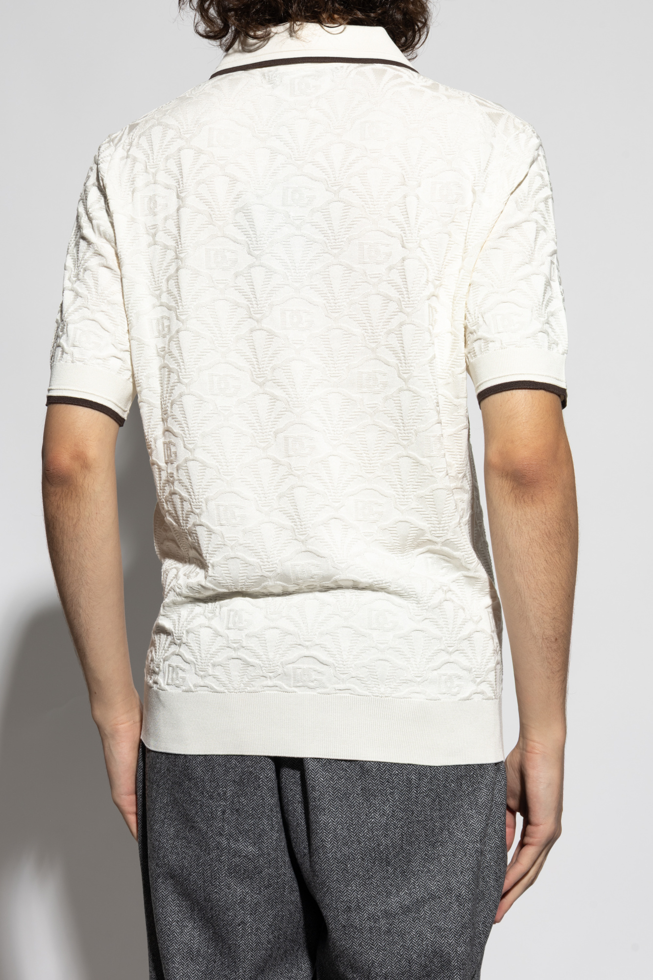 Dolce & Gabbana Silk polo | Men's Clothing | Vitkac